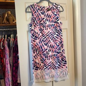 Taylor Colorful Patterned Dress. Women Size 8.